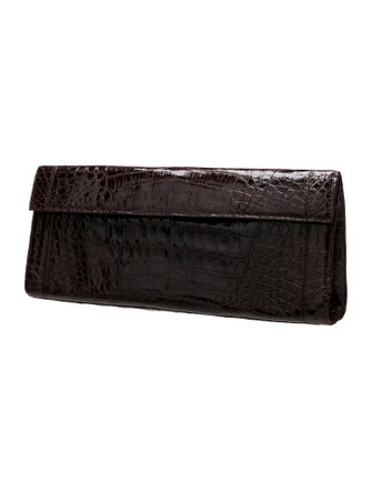 Nancy Gonzalez Crocodile Clutch