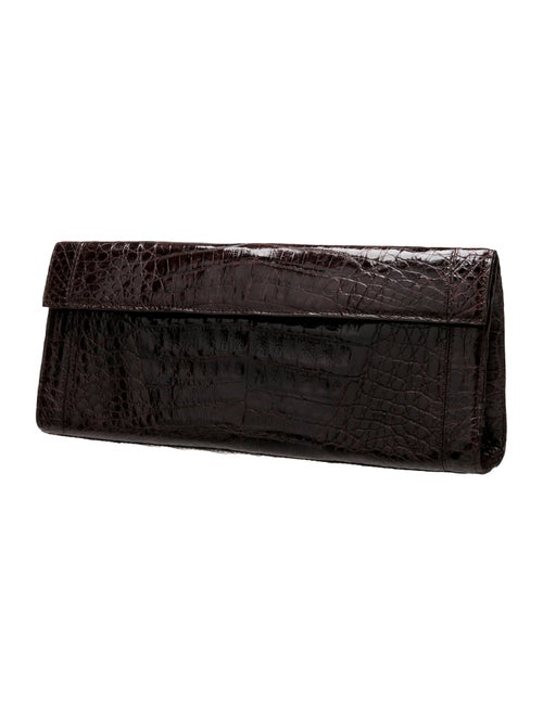 Nancy Gonzalez Crocodile Clutch