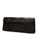 Nancy Gonzalez Crocodile Clutch