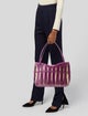 Nancy Gonzalez Crocodile Top Handle Bag