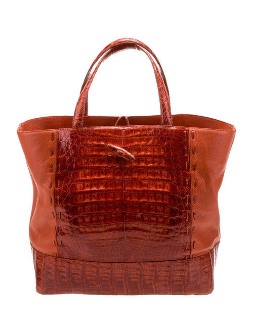 Nancy Gonzalez Crocodile Top Handle Bag