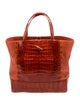 Nancy Gonzalez Crocodile Top Handle Bag