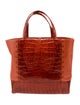 Nancy Gonzalez Crocodile Top Handle Bag