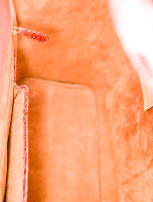 Nancy Gonzalez Crocodile Top Handle Bag