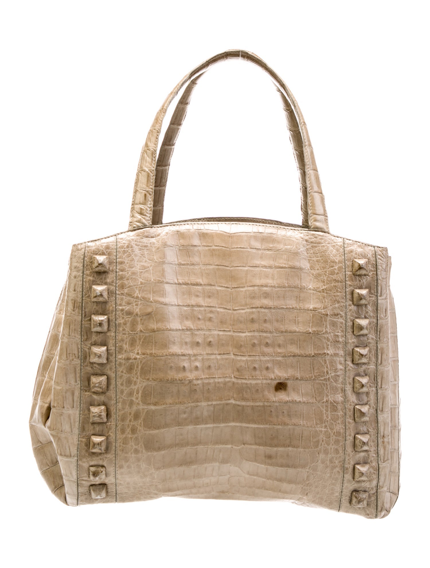 Nancy Gonzalez Crocodile Top Handle Bag