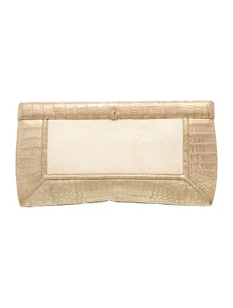 Nancy Gonzalez Crocodile Clutch