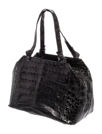 Nancy Gonzalez Crocodile Top Handle Bag