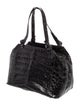 Nancy Gonzalez Crocodile Top Handle Bag