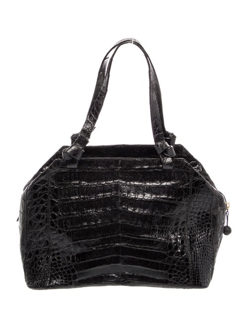 Nancy Gonzalez Crocodile Top Handle Bag