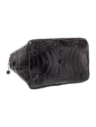 Nancy Gonzalez Crocodile Top Handle Bag