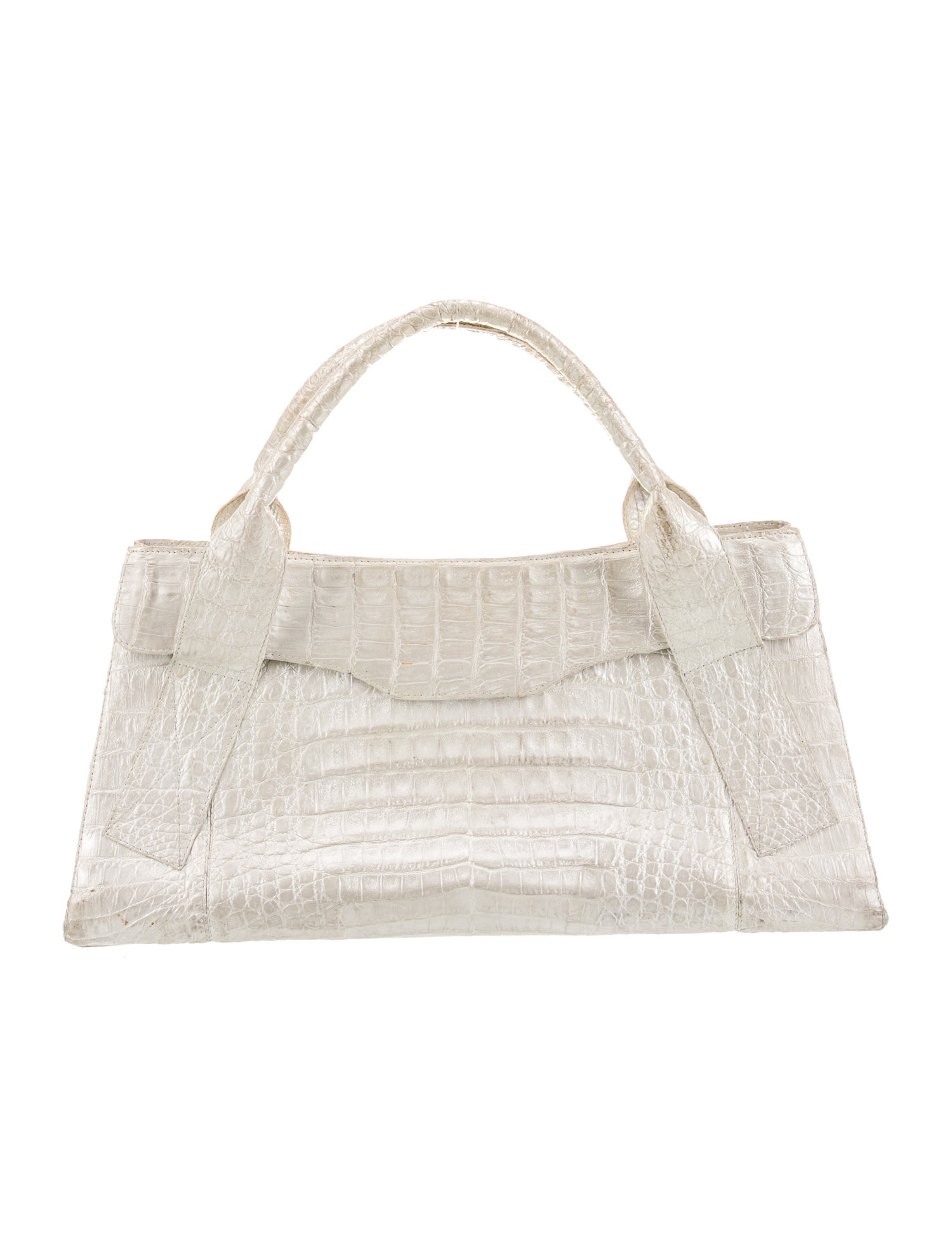 Nancy Gonzalez Crocodile Top Handle Bag