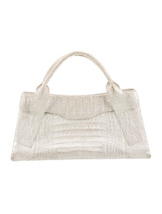 Nancy Gonzalez Crocodile Top Handle Bag