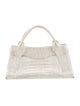 Nancy Gonzalez Crocodile Top Handle Bag