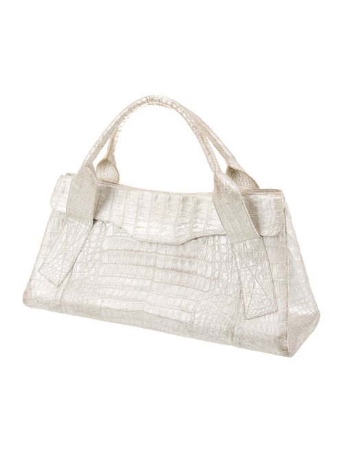 Nancy Gonzalez Crocodile Top Handle Bag