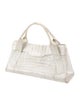Nancy Gonzalez Crocodile Top Handle Bag