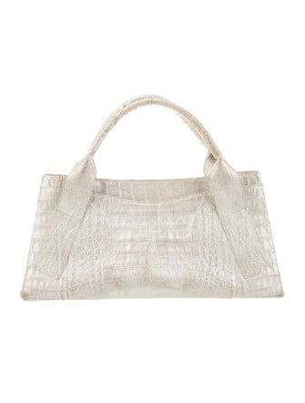 Nancy Gonzalez Crocodile Top Handle Bag