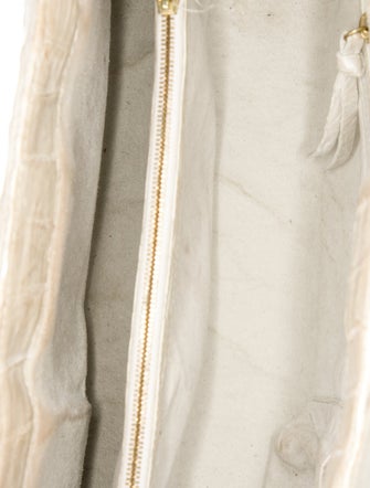 Nancy Gonzalez Crocodile Top Handle Bag