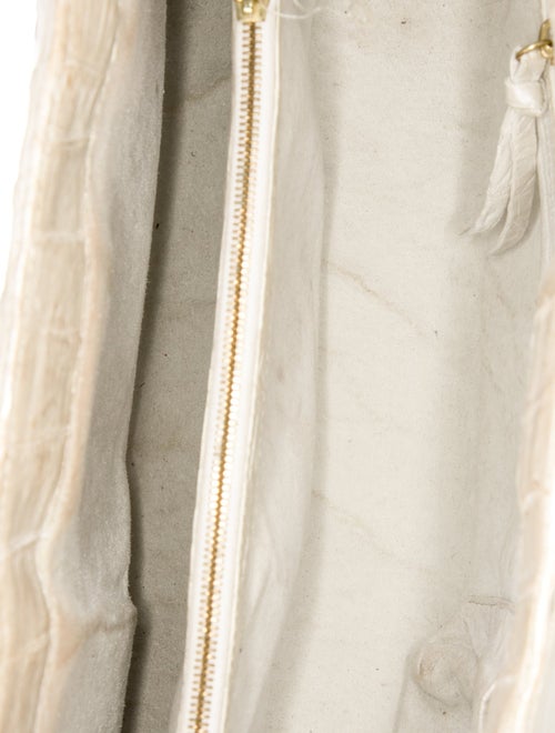 Nancy Gonzalez Crocodile Top Handle Bag