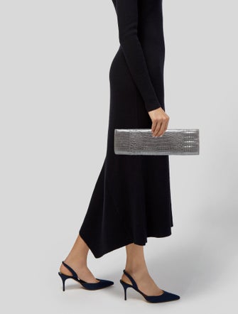 Nancy Gonzalez Crocodile Clutch
