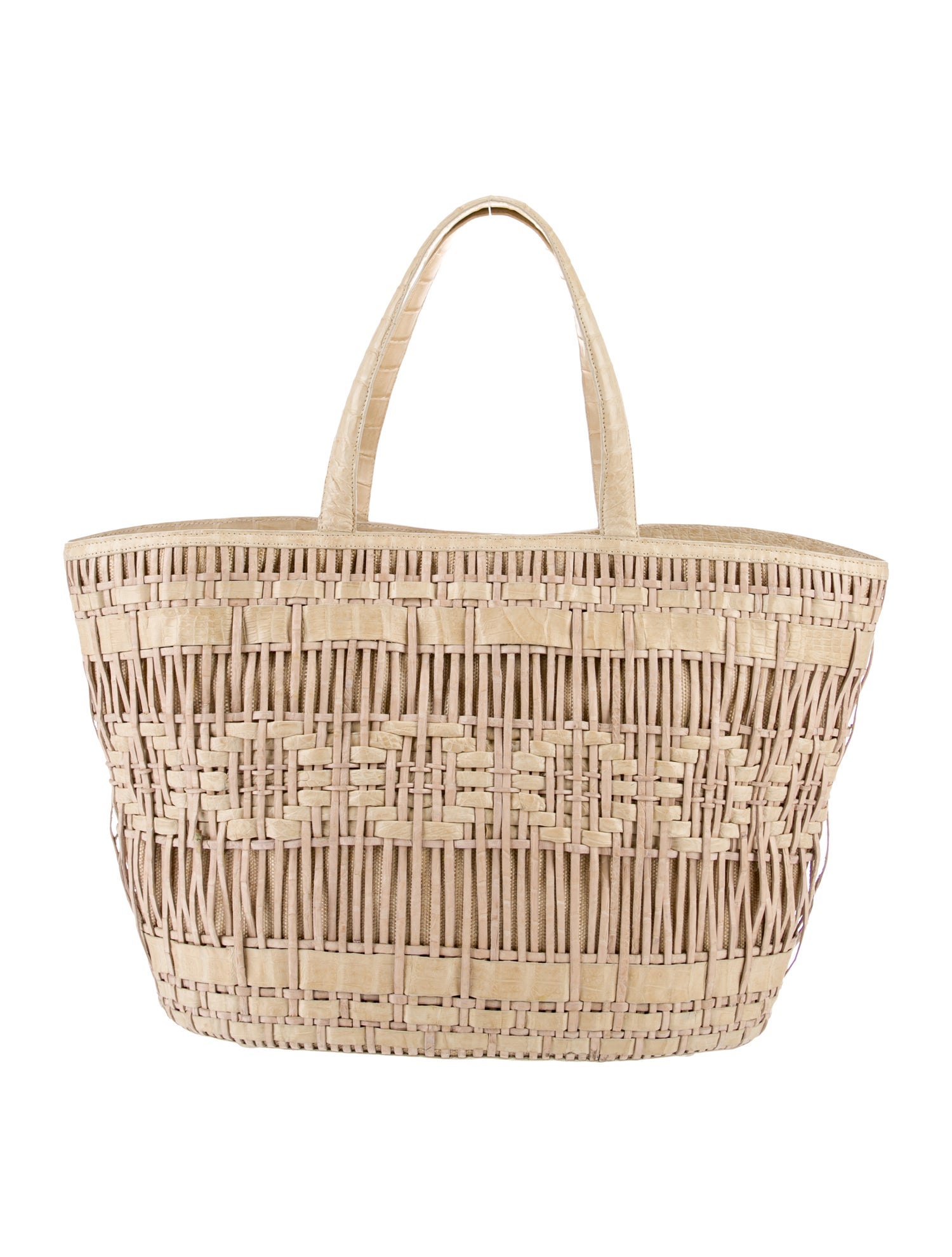 Nancy Gonzalez Embossed Leather Tote