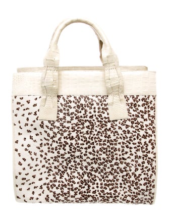 Nancy Gonzalez Leather Top Handle Bag