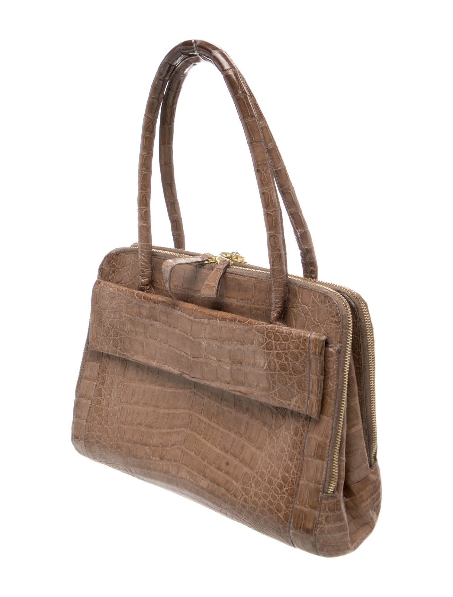 Nancy Gonzalez Crocodile Shoulder Bag