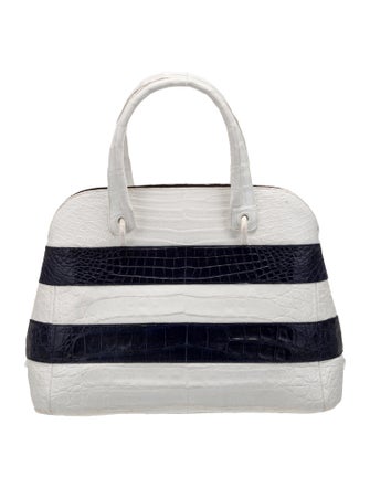 Nancy Gonzalez Crocodile Top Handle Bag