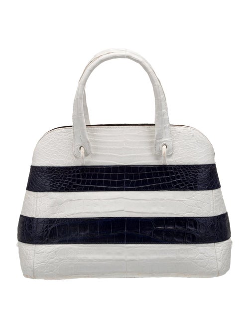 Nancy Gonzalez Crocodile Top Handle Bag