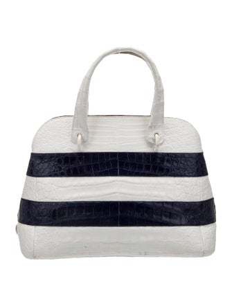 Nancy Gonzalez Crocodile Top Handle Bag