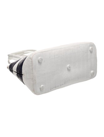 Nancy Gonzalez Crocodile Top Handle Bag