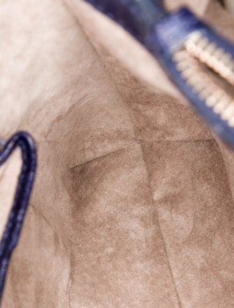 Nancy Gonzalez Crocodile Top Handle Bag