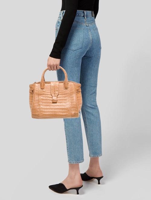 Nancy Gonzalez Alligator Top Handle Bag