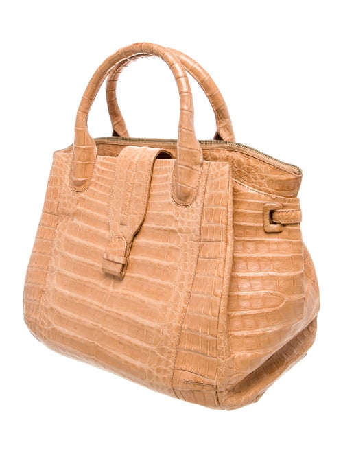 Nancy Gonzalez Alligator Top Handle Bag