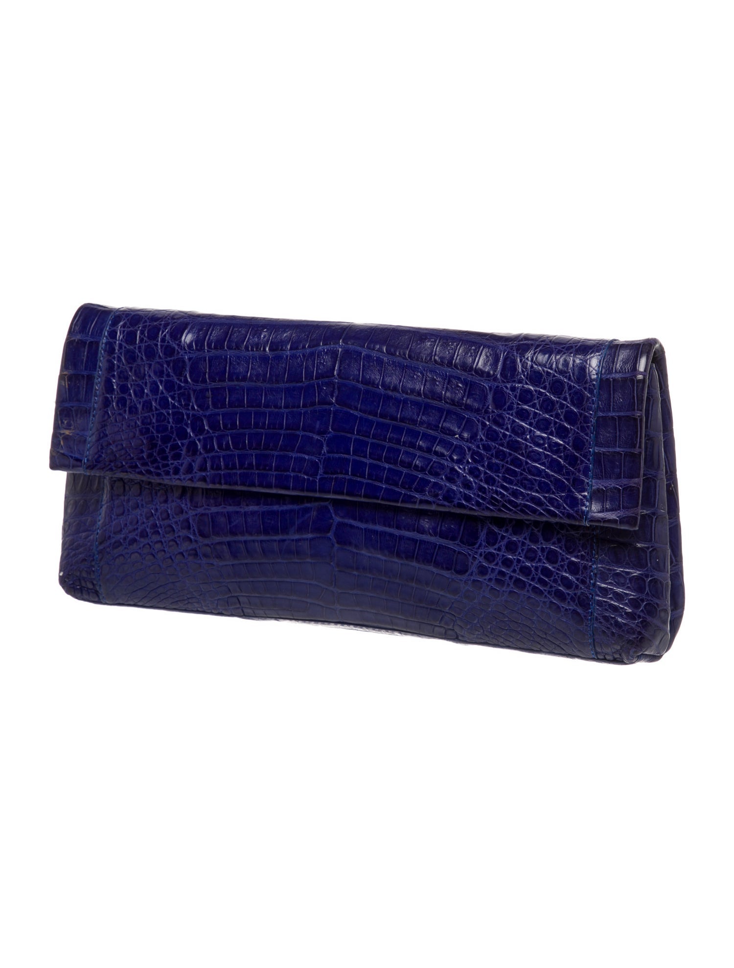 Nancy Gonzalez Embossed Leather Clutch