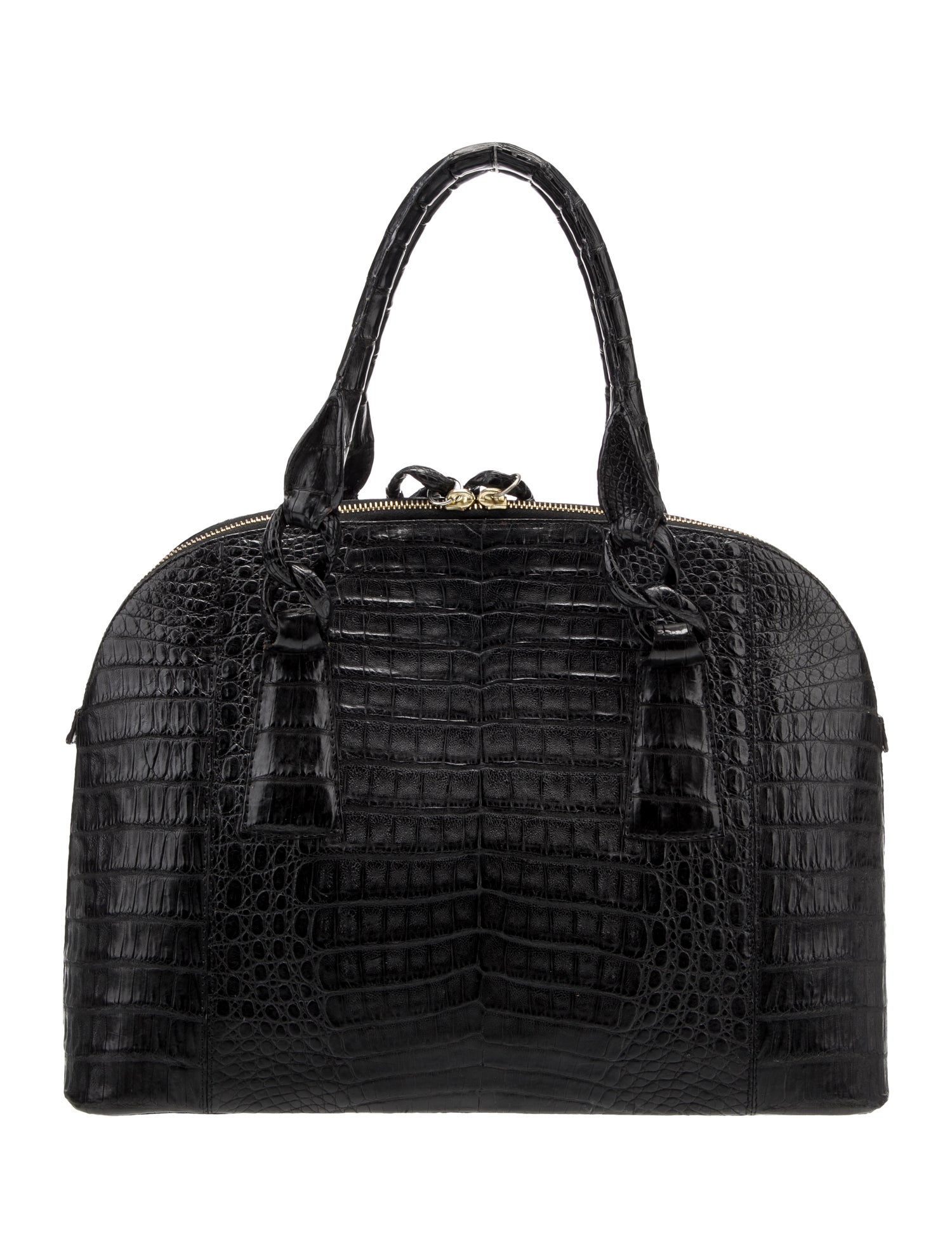 Nancy Gonzalez Crocodile Top Handle Bag