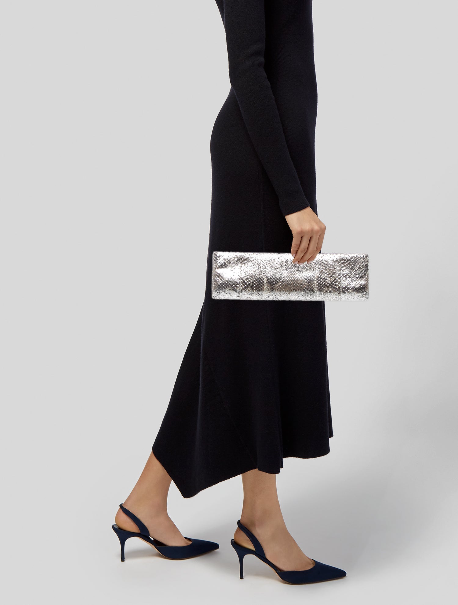 Nancy Gonzalez Snakeskin Clutch