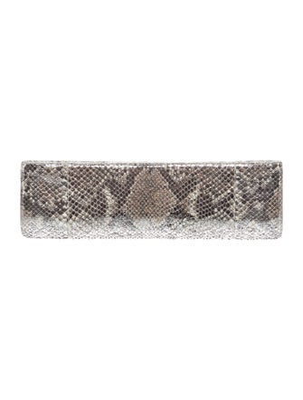 Nancy Gonzalez Snakeskin Clutch