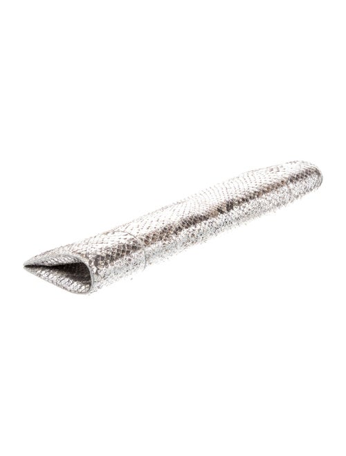 Nancy Gonzalez Snakeskin Clutch