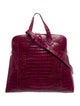 Nancy Gonzalez Crocodile Top Handle Bag