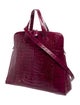 Nancy Gonzalez Crocodile Top Handle Bag
