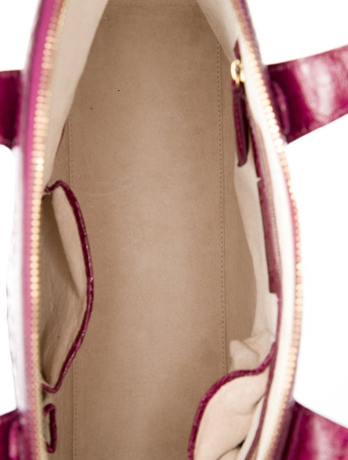 Nancy Gonzalez Crocodile Top Handle Bag