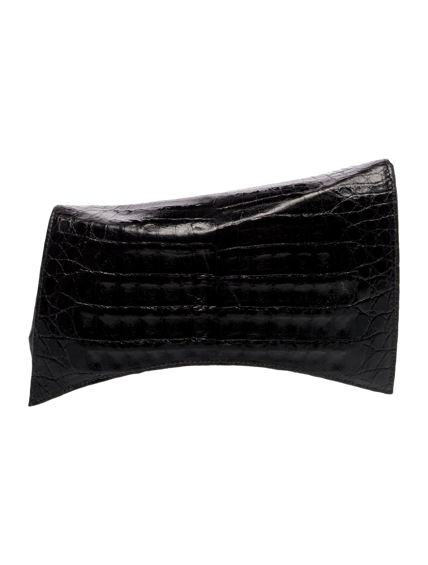 Nancy Gonzalez Embossed Leather Clutch
