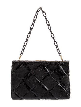 Nancy Gonzalez Python Top Handle Bag