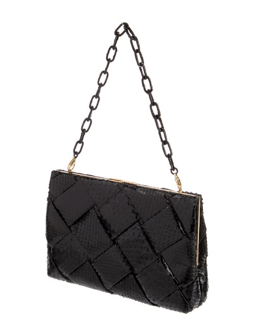 Nancy Gonzalez Python Top Handle Bag