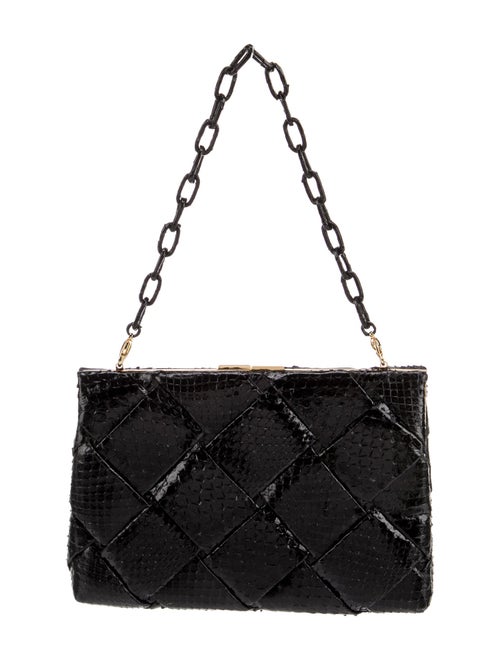 Nancy Gonzalez Python Top Handle Bag