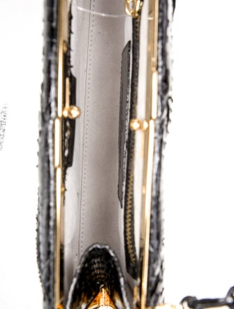 Nancy Gonzalez Python Top Handle Bag