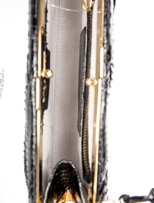 Nancy Gonzalez Python Top Handle Bag