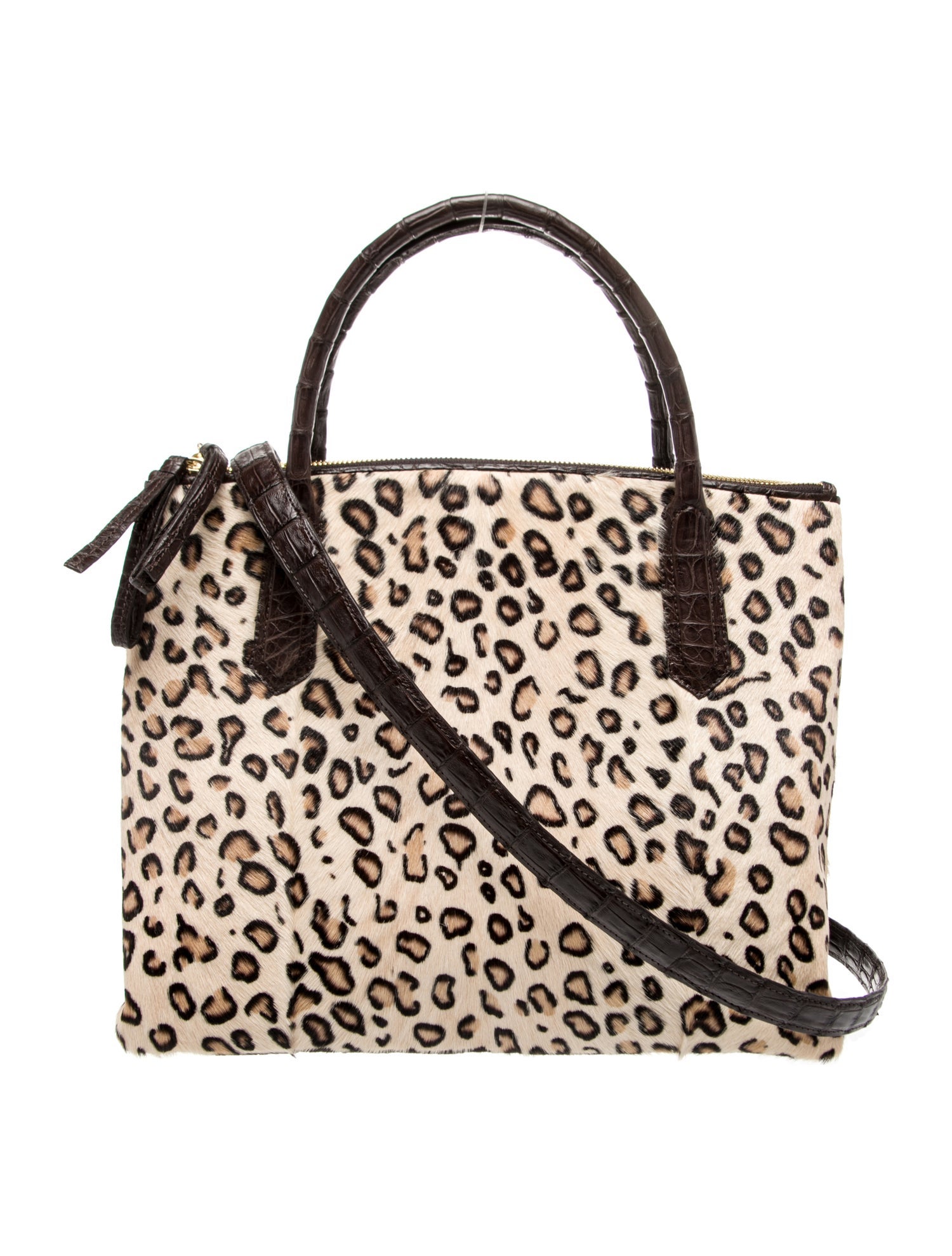 Nancy Gonzalez Ponyhair Top Handle Bag