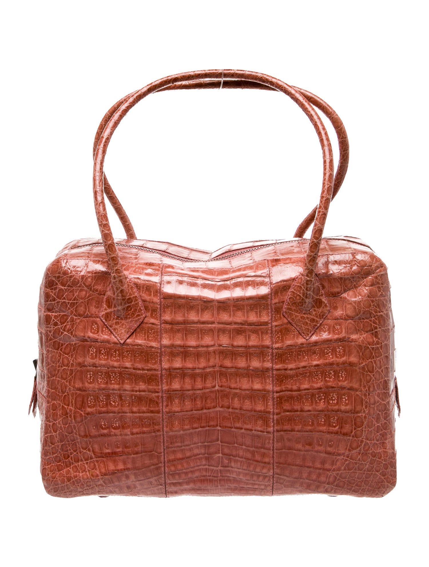 Nancy Gonzalez Crocodile Top Handle Bag