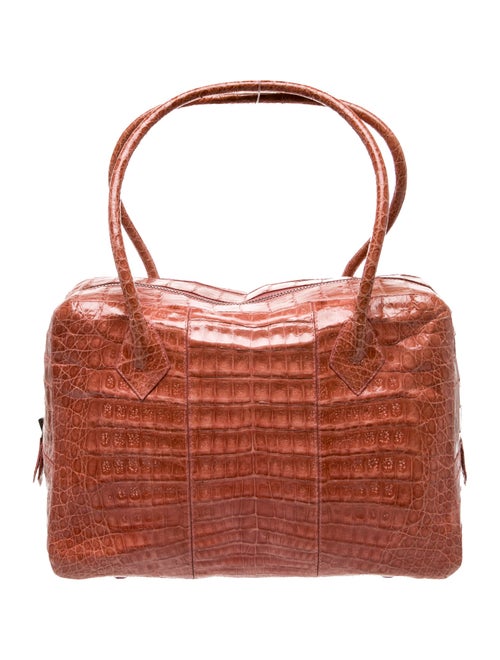 Nancy Gonzalez Crocodile Top Handle Bag